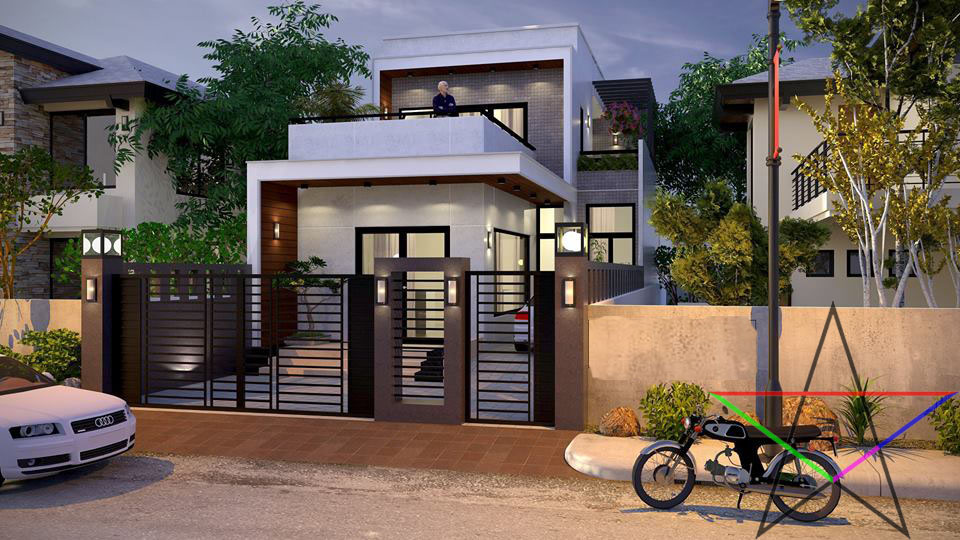 11phoi canh nha 7x14m 1 5 tang dep phoi canh lenhan1