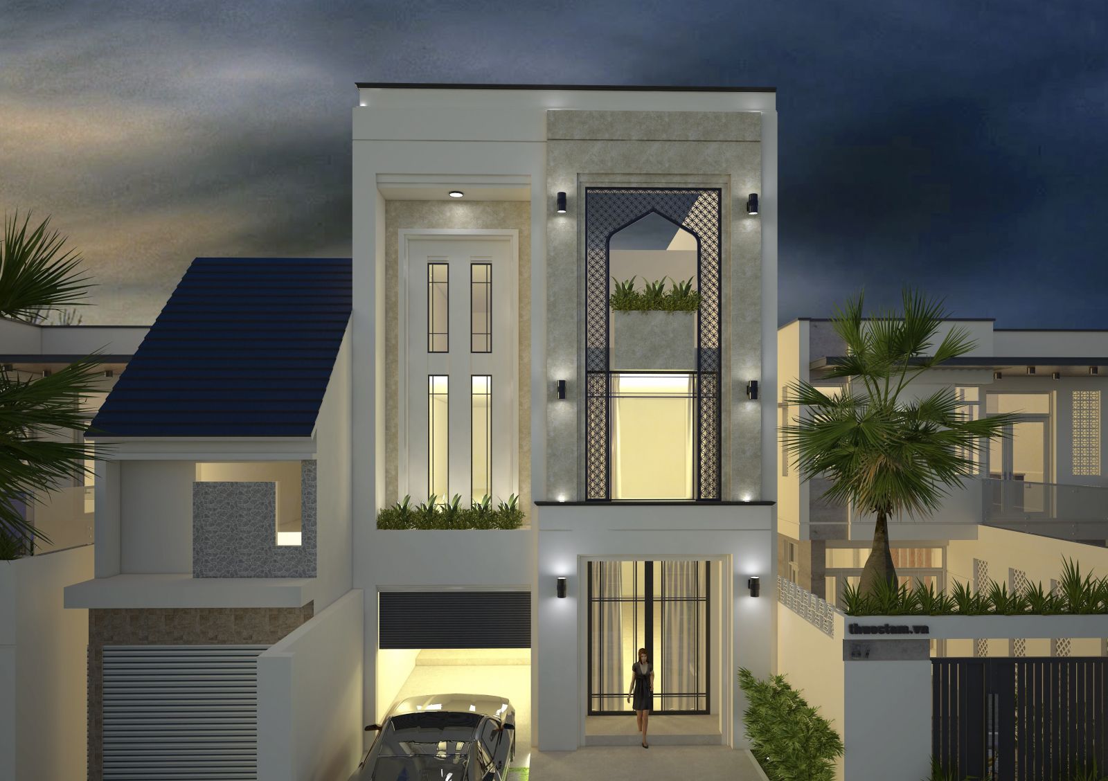 1 Thiet ke noi that nha pho 2 tang 5