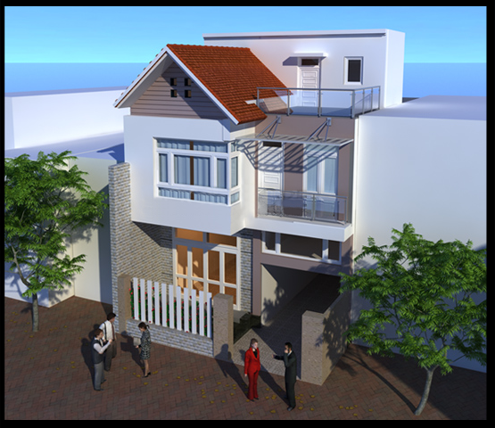 1phoi canh nha pho 2 tang phong cach a dong1