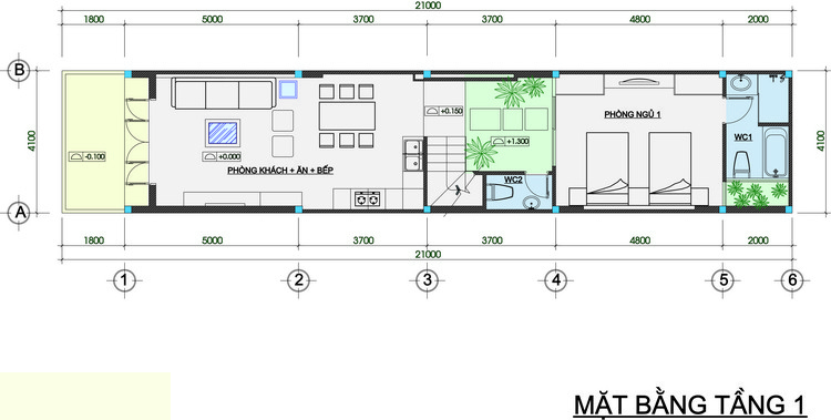 2mat bang tang 1 nha pho 2 tang don gian 80m2fdsf