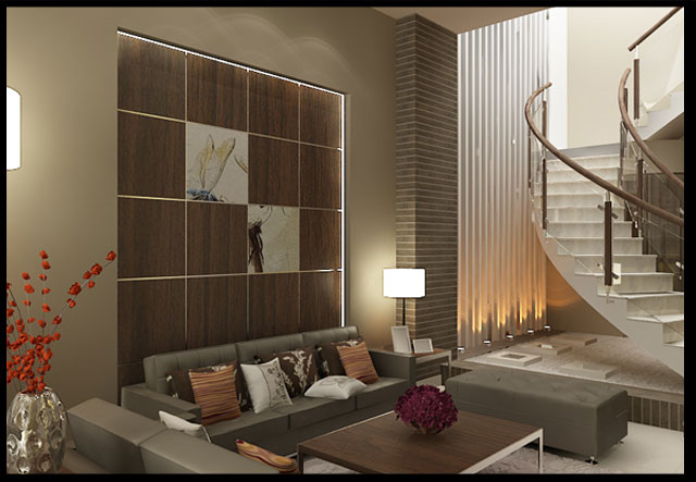 3phong khach nha pho mai lech hien dai8