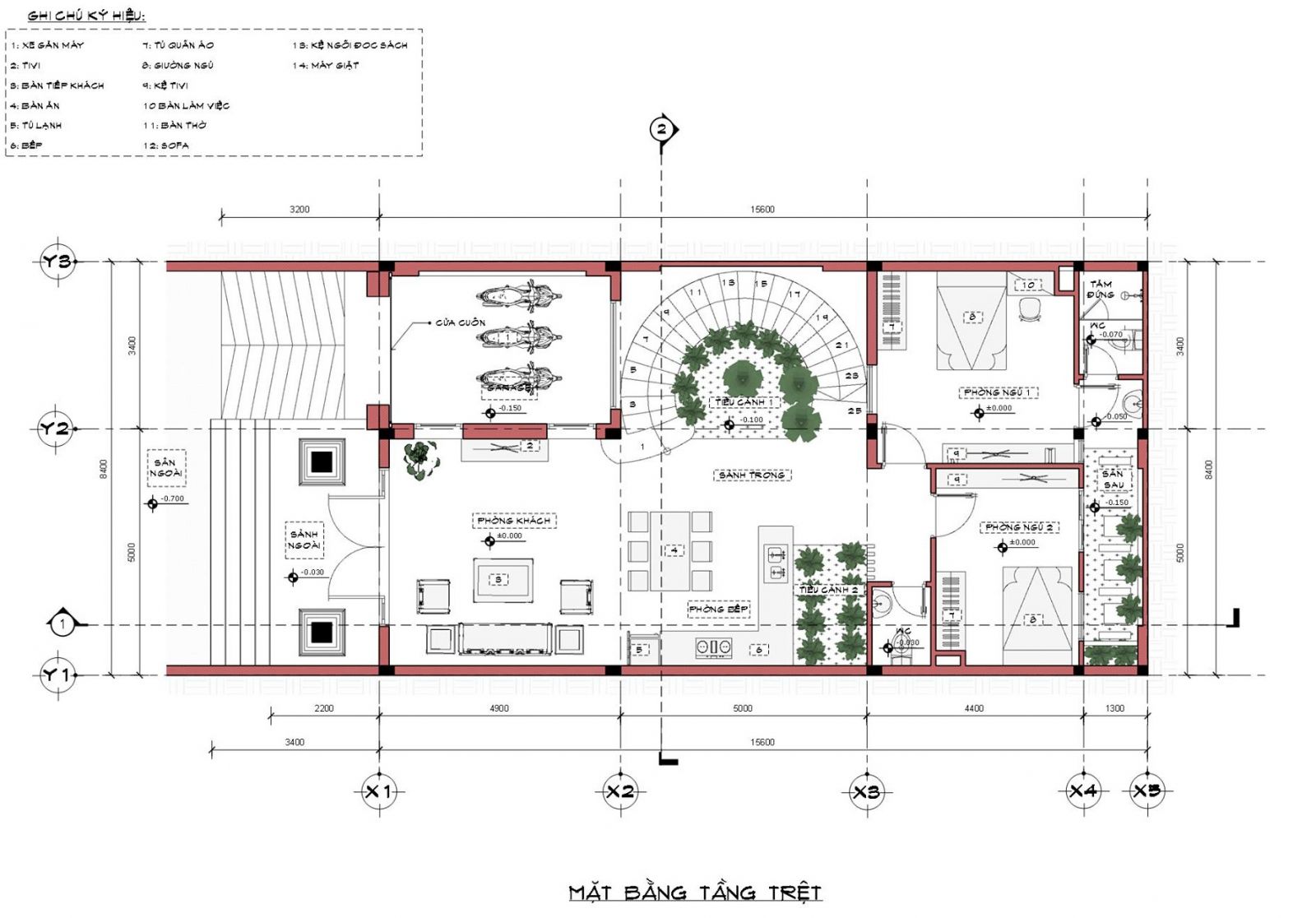4mat bang tang 1 nha mat pho 2 tang dep