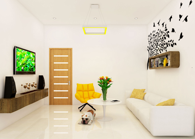 4phong sinh hoat chung mau nha pho dung gach hoa trang tri