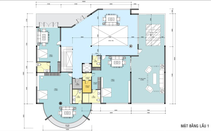 5mat bang lau 1 biet thu san vuon 3 tang hien dai