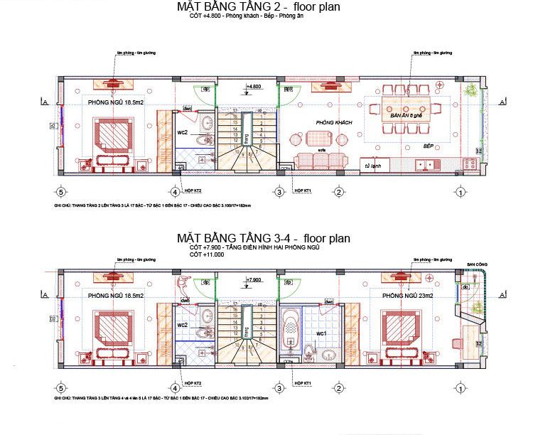 5thiet ke nha ong dep mat bang tang 2 3 4dsa