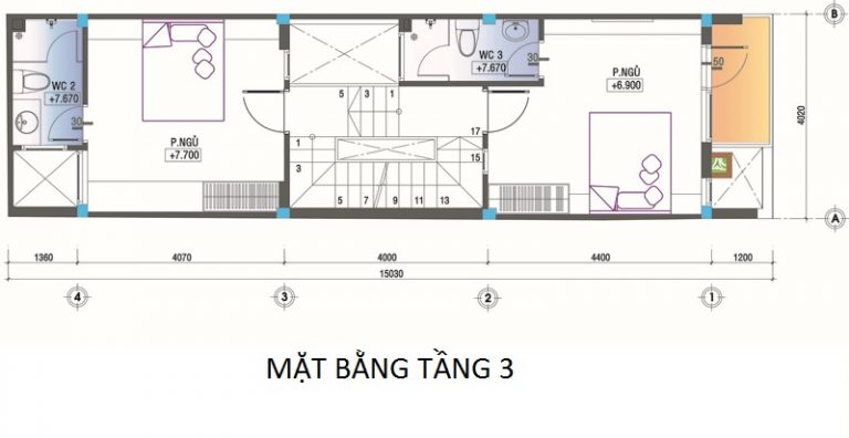 8mat bang tang3 mau nha pho 4 tang 4x16m8