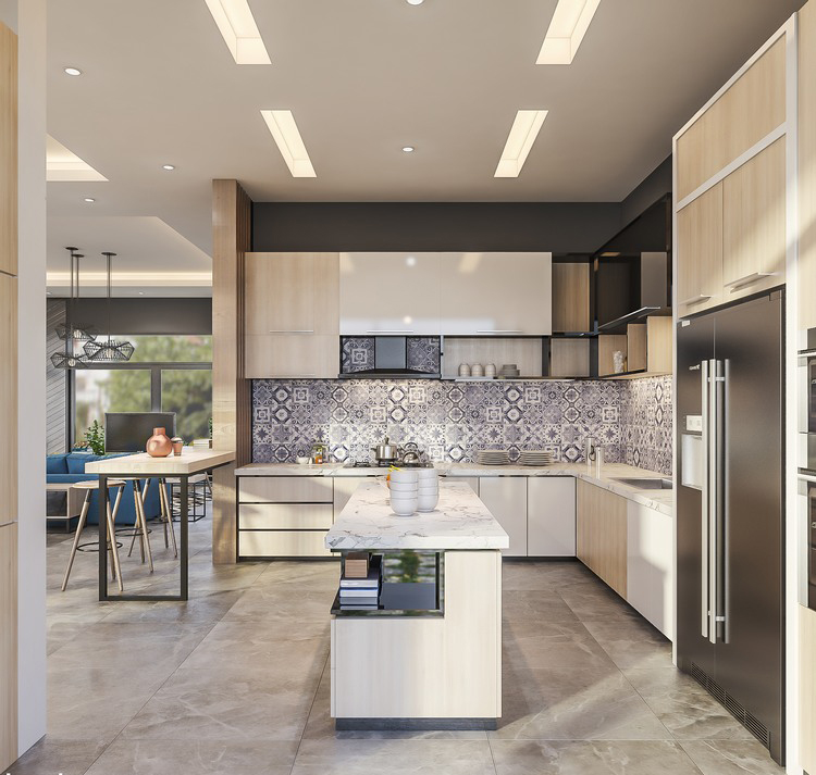 8phong bep biet thu tan co dien