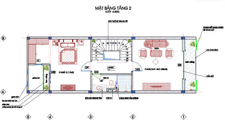 8thiet ke nha ong 5x16m mat bang tang 2dsa