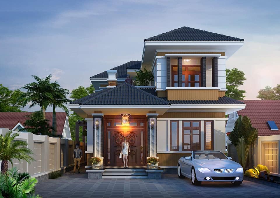 phoi canh nha biet thu 3 tang 2